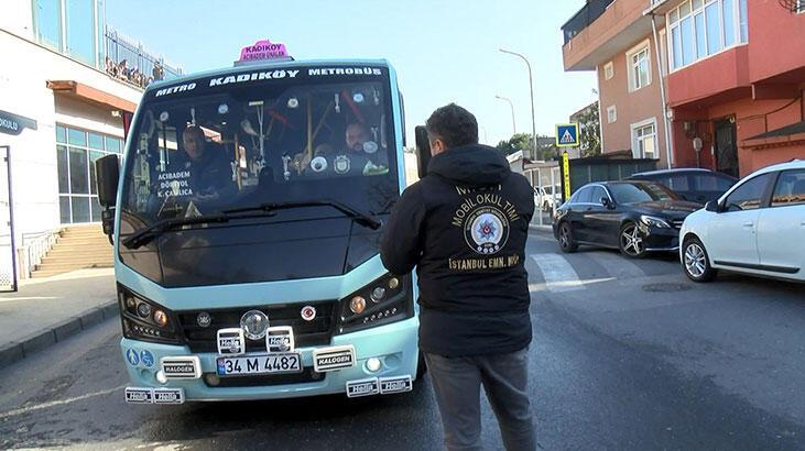 Üsküdar’da okul önlerinde denetim