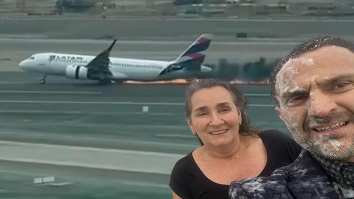 Yanan uçağın önünde selfie! Uzmanı uyardı: ‘Felaketten kaçışın süresi 90 saniye’