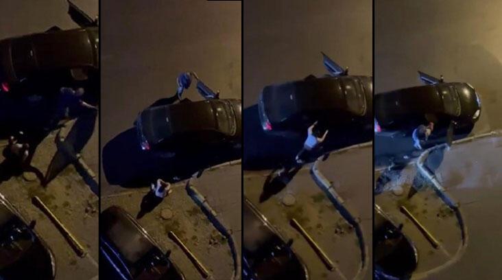 Yer: İstanbul! Otomobiline binmek isteyen kadını sokakta sürükledi