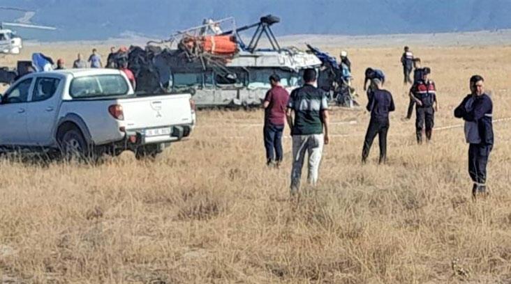 Zamana karşı yarış! Helikopter kazasından yeni görüntü