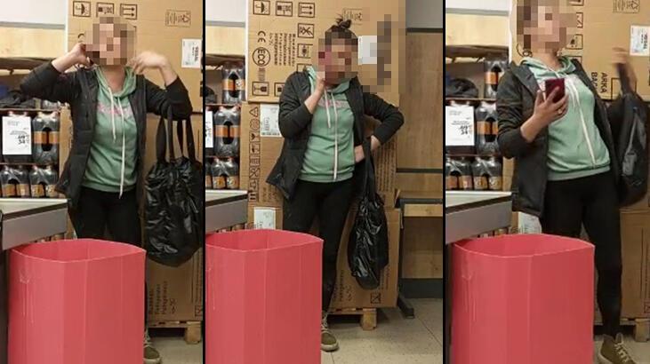 Zincir marketi birbirine katan kadın! ‘Kendimi de öldürürüm, buradakileri de öldürürüm’